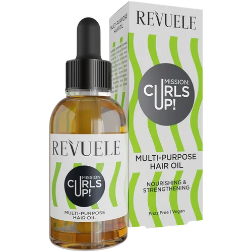 Revuele Mission: Curls Up!, Multi-Purpose Hair Oil (Olejek do włosów kręconych)