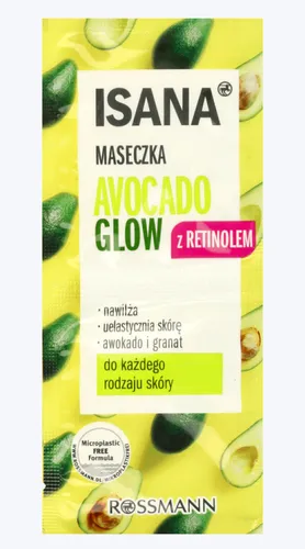 Isana Avocado+Pro Retinol Maske (Maseczka z retinolem do każdego rodzaju skóry) - 2