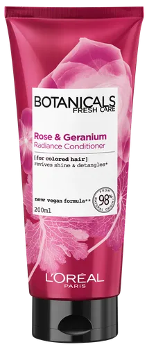 L'Oreal Paris Botanicals Fresh Care, Róża & Geranium, Nadający blask balsam do włosów farbowanych i pozbawionych blasku - 1
