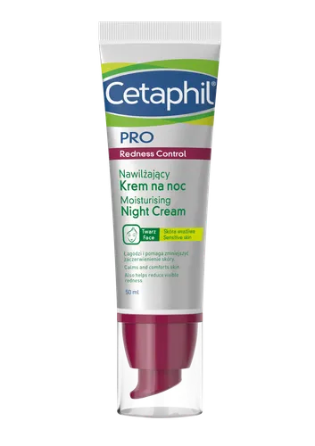 Cetaphil Pro Redness Control, Moisturising Night Cream (Nawilżający krem na noc)
