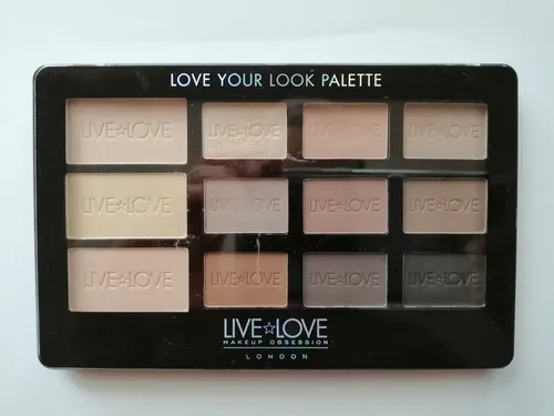 Live Love London Love Your Look Palette  Live Mattes (Paleta 12 cieni do powiek)