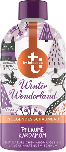 T by Tetesept Schaumbad Winter Wonderland (Płyn do kąpieli o zapachu śliwki i kardamonu `Zimowa Kraina Czarów`)