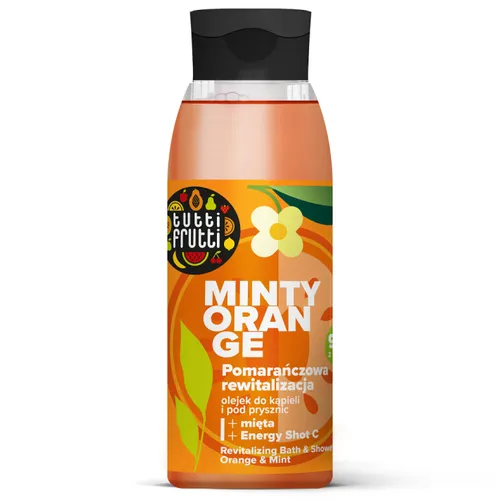 Tutti Frutti Rewitalizujący olejek do kąpieli i pod prysznic `Minty Orange`
