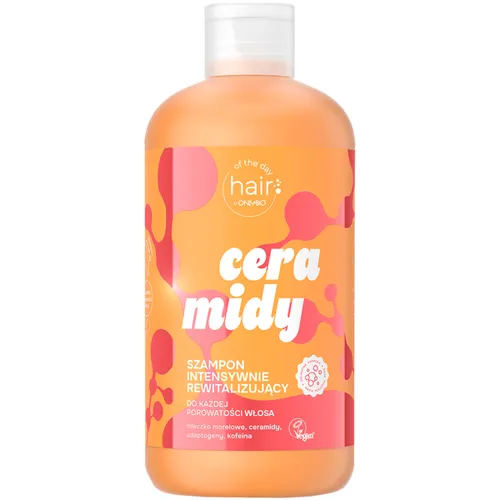 OnlyBio Hair of the Day, Ceramidy, Szampon intensywnie rewitalizujący do każdej porowatości włosa