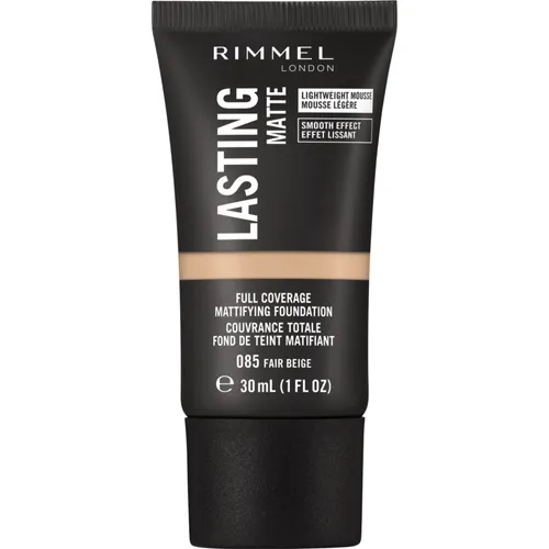 Rimmel Lasting Matte, Full Coverage Mattifying Foundation (Długotrwały podkład matujący) - 1