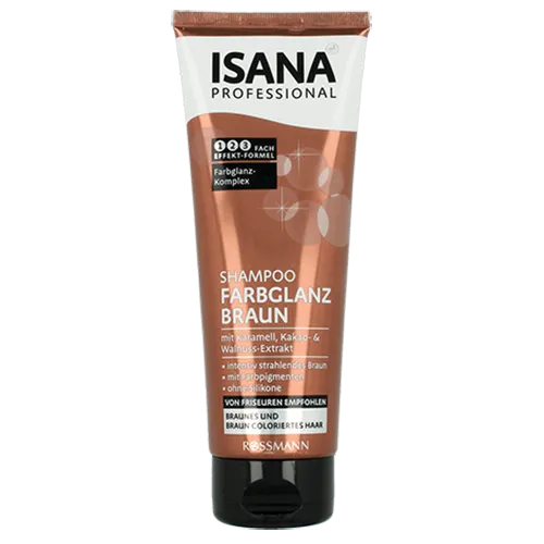Isana Professional, Shampoo Farbglanz Braun (Szampon do włosów brązowych)
