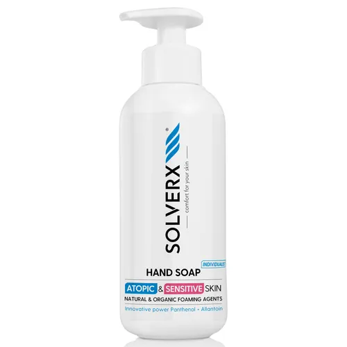 Solverx Atopic & Sensitive skin, Mydło do rąk dla osób z wrażliwą skórą (mocny zapach dla indywidualistów)