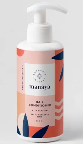 Manaya Hair Conditioner with Hemp Oil (Odżywka do suchych włosów z olejem z nasion konopi)