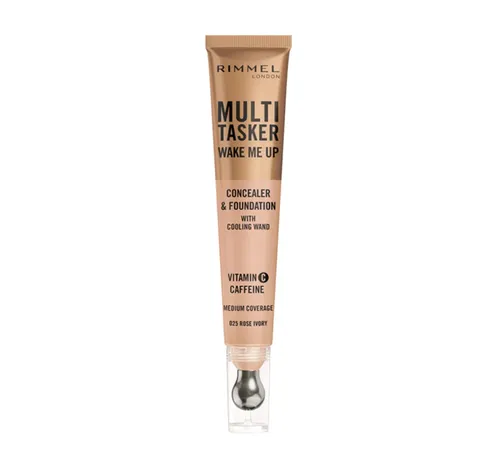 Rimmel Multi Tasker, Wake Me Up, Concealer & Foundation with Cooling Wand (Podkład z korektorem 2w1)