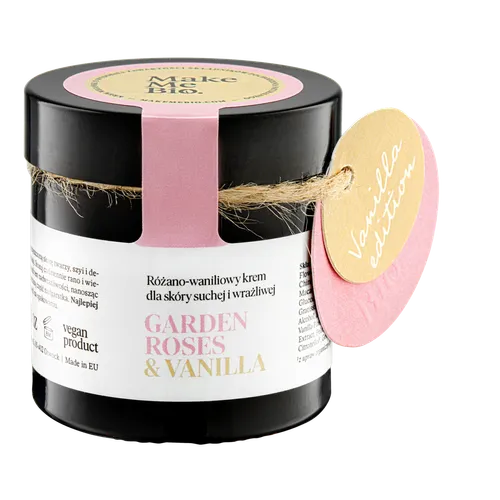 Make Me Bio Garden Roses & Vanilla, Różano-waniliowy krem dla skóry suchej i wrażliwej