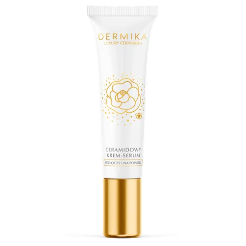 Dermika Luxury Ceramides, Ceramidowy krem-serum pod oczy i na powieki