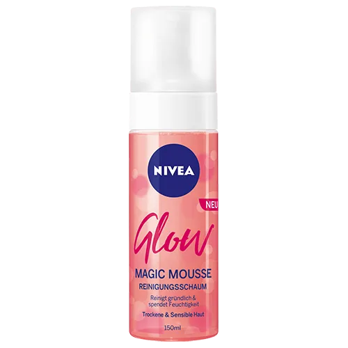 Nivea Glow, Magic Mousse, Reinigungsschaum (Rozświetlająca magiczna pianka)