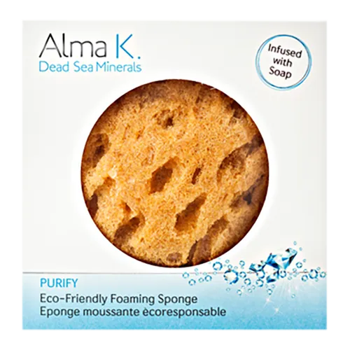 Alma K Purify, Soap Infused Bath Sponge (Gąbka do ciała z kremem myjącym) - 2
