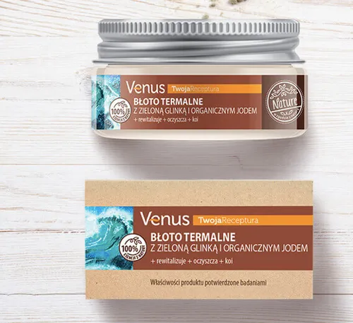 Venus Nature, Twoja Receptura, Błoto termalne z zieloną glinką i organicznym jodem