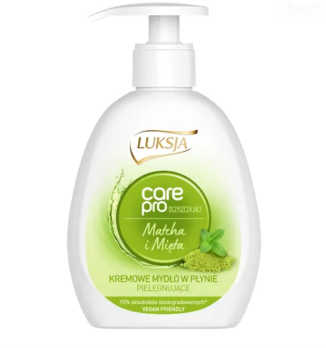 Luksja Pro Care, Kremowe mydło w płynie `Matcha i mięta`