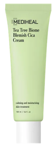 Mediheal Tea Tree Biome Blemish Cica Cream (Krem nawilżająco- łagodzący do skóry wrażliwej)