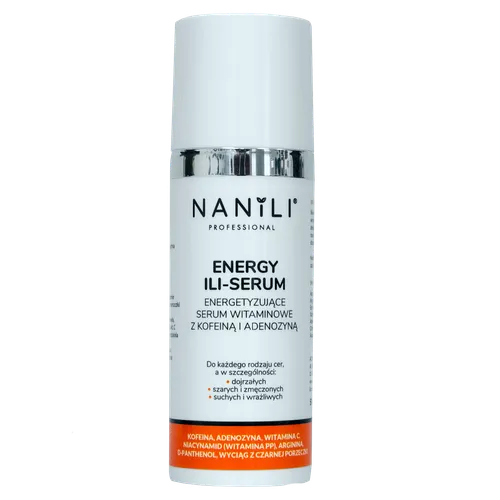 Nanili Energy Ili, Serum Energetyzujące serum witaminowe z kofeiną i adenozyną