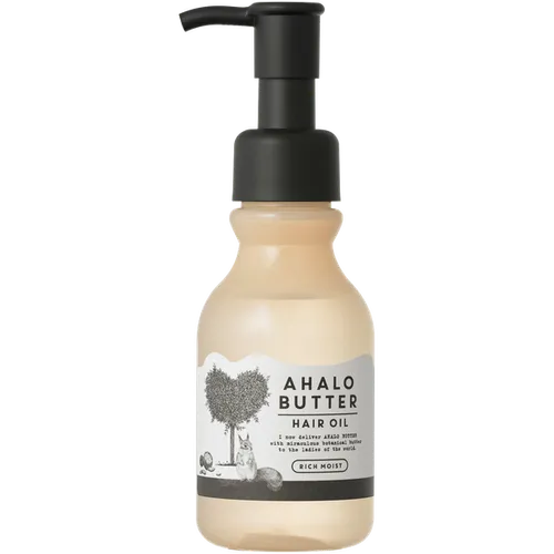 Ahalo Butter Rich Moist Hair Oil (Nawilżająco-odżywczy olejek do włosów z 6 rodzajami masła i syropem klonowym)