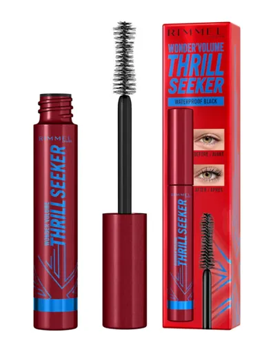 Rimmel Wonder'Volume Thrill Seeker Waterproof Black Mascara (Wodoodporny tusz do rzęs)
