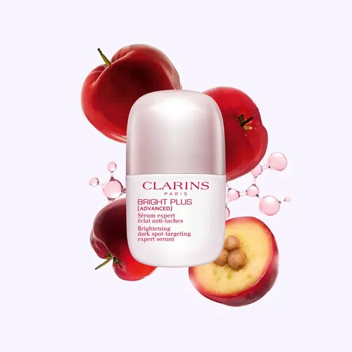 Clarins Bright Plus [Advanced], Brightening Dark Spot-Targeting Expert Serum (Zaawansowane serum do twarzy rozjaśniające przebarwienia)