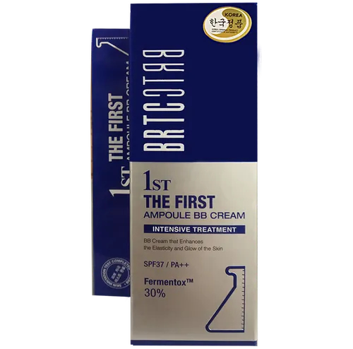 BRTC The First Ampoule BB Cream Intensive Treatment (Rozświetlająco-uelastyczniający krem BB do twarzy SPF 37/PA++) - 2