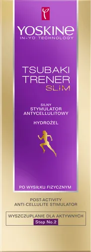 Yoskine Tsubaki Trener Slim, Silny stymulator antycellulitowy hydrożel po wysiłku fizycznym