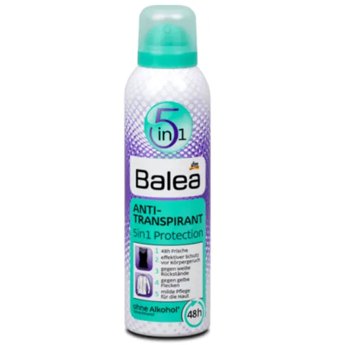 Balea Deo Spray Antitranspirant 5 in 1 Protection (Antyperspirant 5w1)