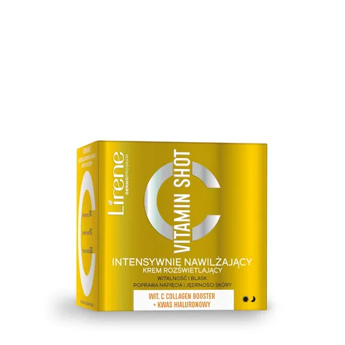 Lirene Dermoprogram Vitamin Shot, Intensywnie nawilżający krem rozświetlający