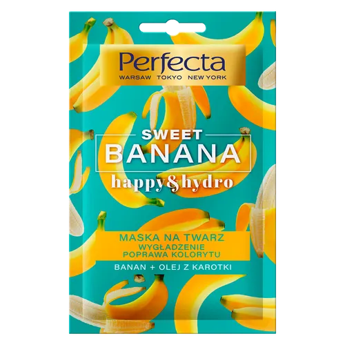 Perfecta Happy & Hydro, Maska na twarz `Sweet Banana`