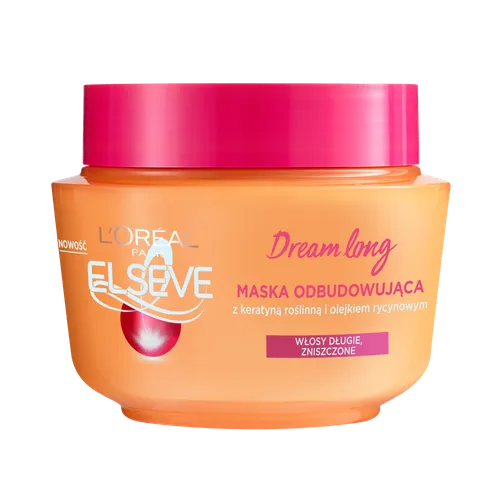 L'Oreal Paris Elseve,  Dream Long, Maska odbudowująca - 4