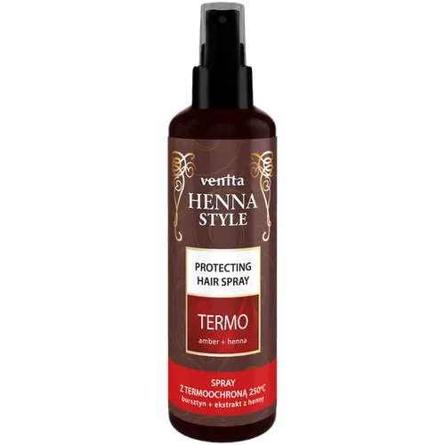 Venita Henna Style, Termo Protecting Hair Spray (Spray z ochroną termiczną do włosów)
