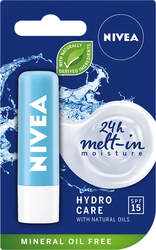 Nivea Hydro Care,  24h Melt-in Moisture (Pomadka ochronna supernawilżająca) - 1