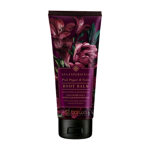 Barwa Spa Experience, Pink Pepper & Violet  Body Balm (Balsam do ciała nawilżająco-regenerujący)