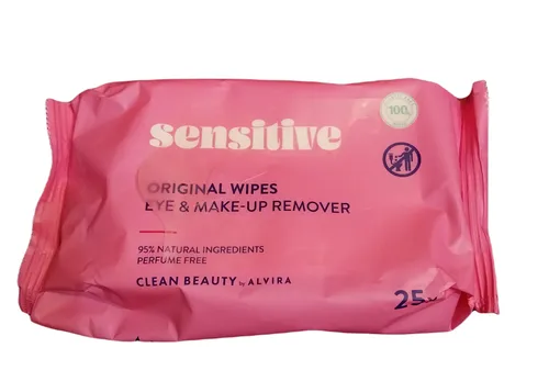 Alvira Sensitive, Eye and Make-up Cleansing Wipes (Chusteczki oczyszczające do oczu i demakijażu)