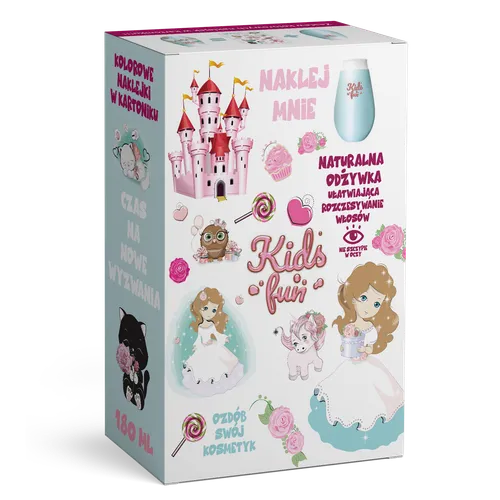 Kids Fun Odżywka ułatwiająca rozczesywanie włosów `Kraina księżniczek` - 1