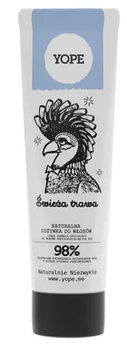Yope Naturalna odżywka do włosów przetłuszczających się `Świeża trawa`(stara wersja)