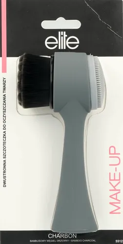Elite Models Make-up, Dwustronna szczoteczka do oczyszczania twarzy z węglem drzewnym z bambusa `Charbon`