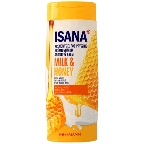 Isana Creme Dusche Milch & Honig (Kremowy żel pod prysznic 'Mleko i miód') - 1