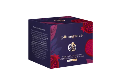 Pomegrace Przeciwzmarszczkowy krem do twarzy anti-aging na noc - 2