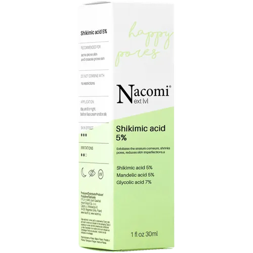 Nacomi Next Lvl, Happy Pores Shikimic Acid 5% (Kwas szikimowy 5%)