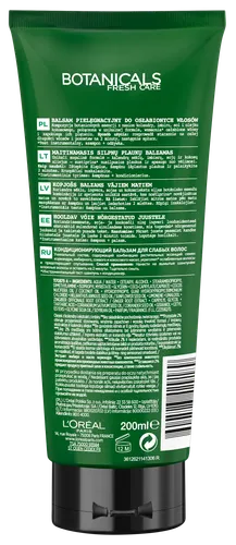 L'Oreal Paris Botanicals Fresh Care, Imbir & Kolendra, Wzmacniający balsam pielęgnacyjny do włosów osłabionych - 2