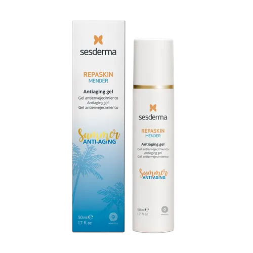 Sesderma Repaskin, Mender Gel Anti-Aging (Naprawczy żel przeciwstarzeniowy przed i w trakcie ekspozycji na słońce)