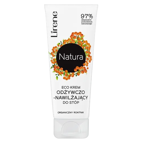 Lirene Dermoprogram Natura, Eco krem odżywczo-nawilżający do stóp `Organiczny rokitnik`