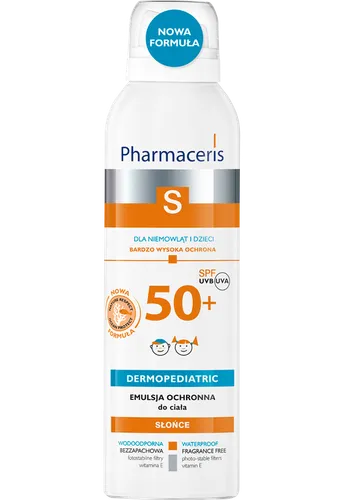 Pharmaceris S, Emulsja Ochronna do ciała SPF 50+ spray z multipozycyjną aplikacją 360°
