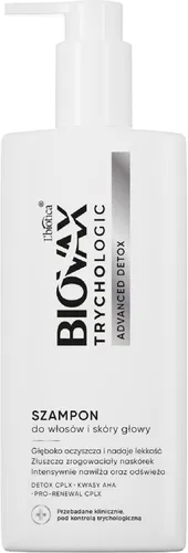L'biotica Biovax Trychologic, Advanced Detox, Szampon do włosów i skóry głowy