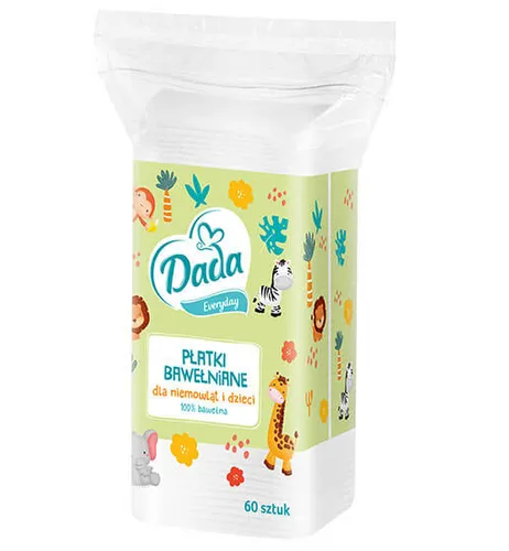Dada Everyday, Płatki bawełniane dla niemowląt i dzieci 100% bawełna