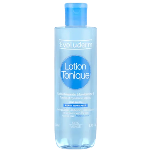 Evoluderm Lotion Tonique Rafraichissante Peaux Normales (Tonik do twarzy z witaminą E)