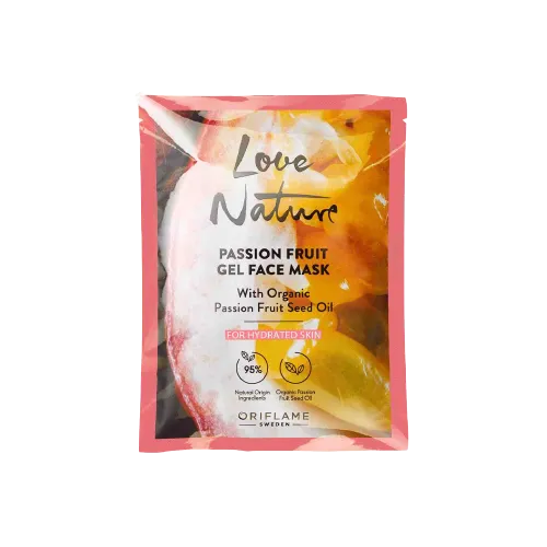 Oriflame Love Naturee, Passion Friut Gel Face Mask (Żelowa maseczka do twarzy)