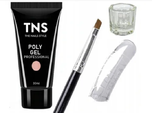 TNS (The Nails Style) Flexy Gel Set (Zestaw do hybryd)