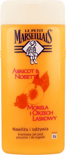Le Petit Marseillais Douche & Bain Creme Extra Doux Abricot & Noisette (Kremowy żel 2w1 pod prysznic i do kąpieli `Morela i orzech`) - 2